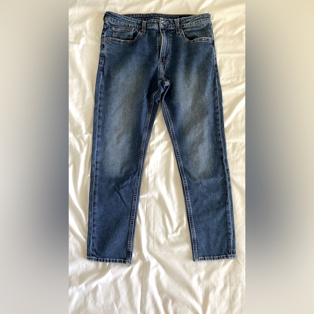 Bonobos Stretch Lightweight Jeans Medium Wash W32L28 Slim Taper